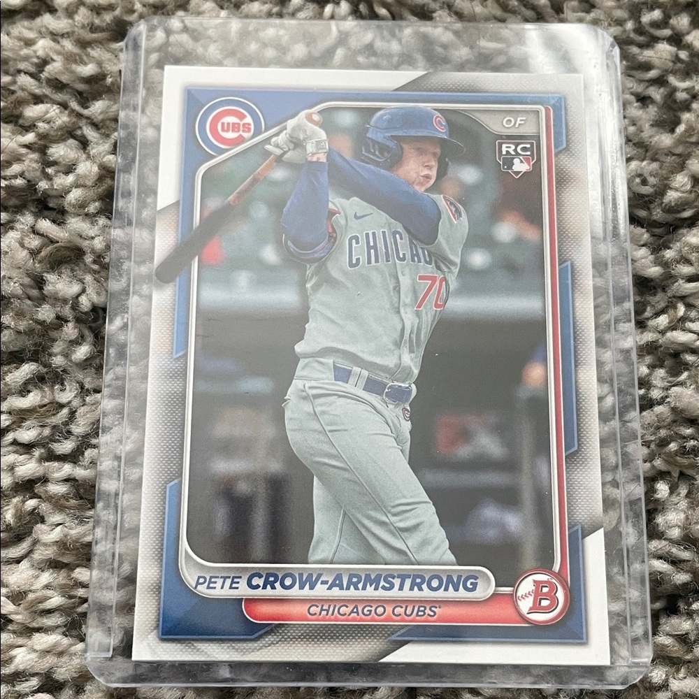 Topps Chicago Cubs Baseball Rookie Card Pete Armstrong OF